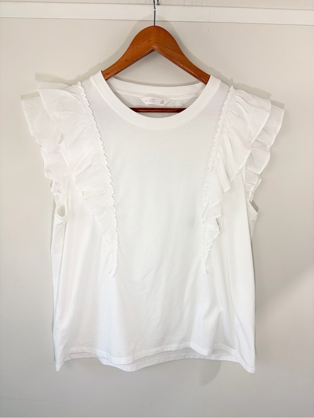 NWOT Lauren Conrad white shirt